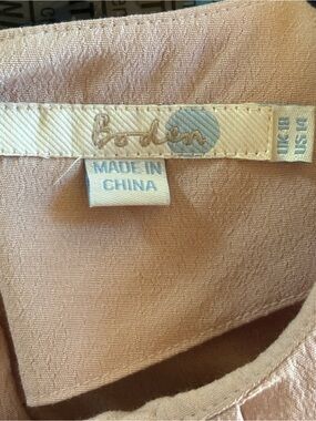 Boden Blush Pink Textured Top